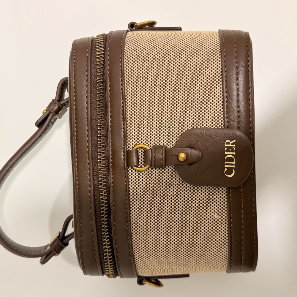 Cider Brown and Cream Crossbody Bag - Picture 1 of 5